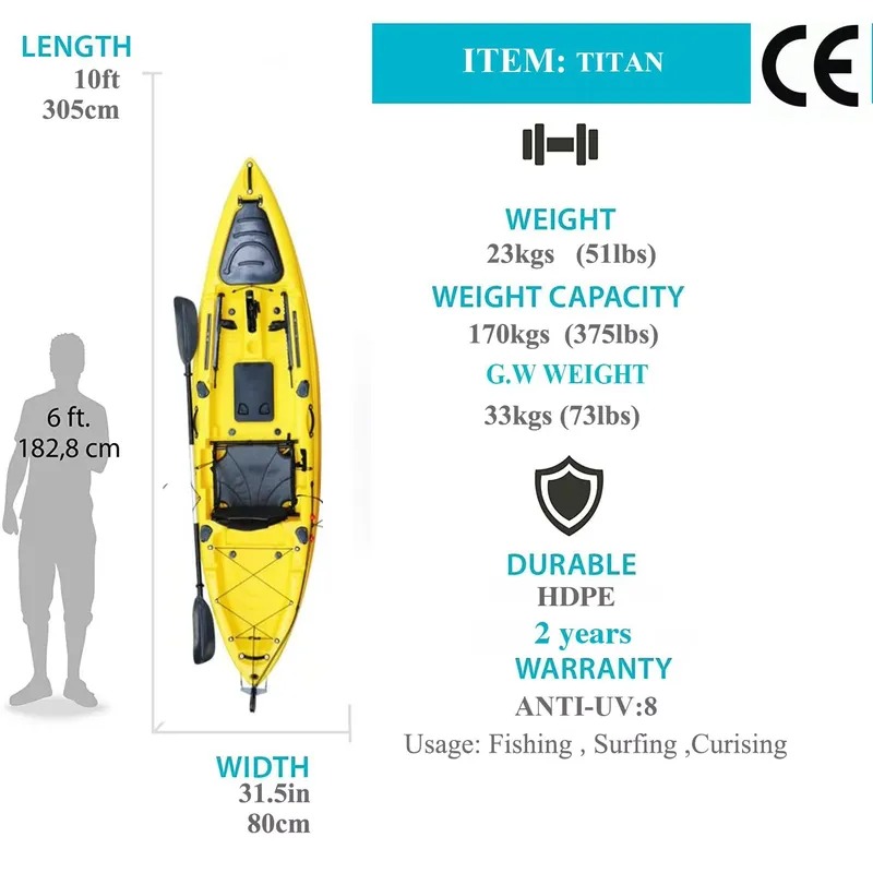 10ft Tek Kişilik Elektrikli Mo - Fishing Boat Paddle incelemesi ve fiyatı